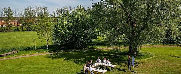 Tagung hinter dem Paulinenhof