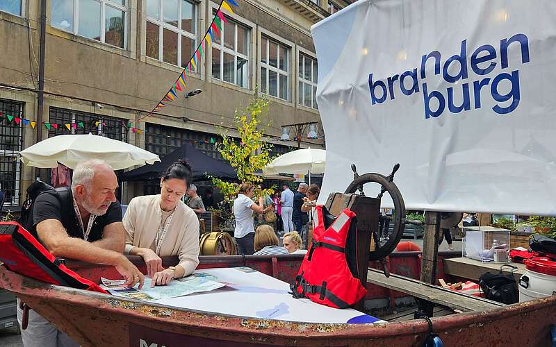 Boot Märkisches Meer auf dem BESTIVAL 2025 an der Alten Münze Berlin