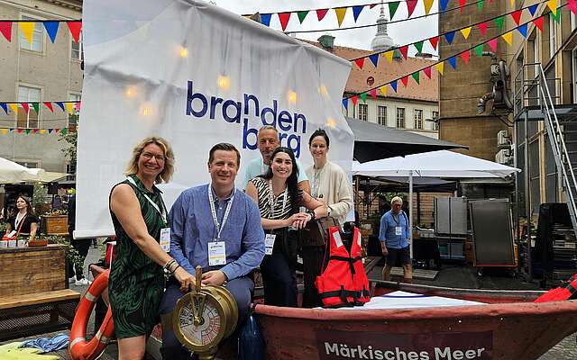 Boot Märkisches Meer auf dem BESTIVAL 2025 an der Alten Münze Berlin