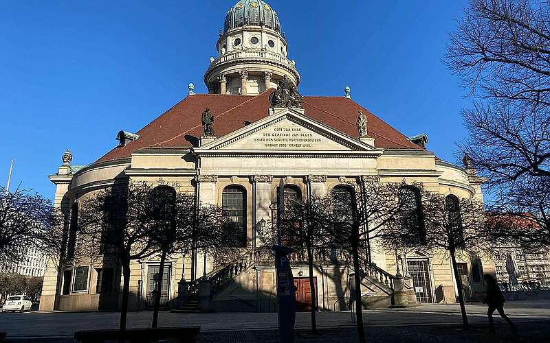 



        
            Meet Germany 2022 Französische Friedrichstadtkirche Berlin,
        
    

        Foto: Fotograf / Lizenz - Media Import/Stephanie Panne
    