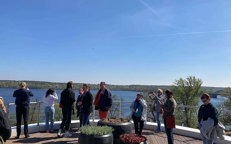 Tour GRÜN Ausblick Zeppelin Lounge Kongresshotel Potsdam
